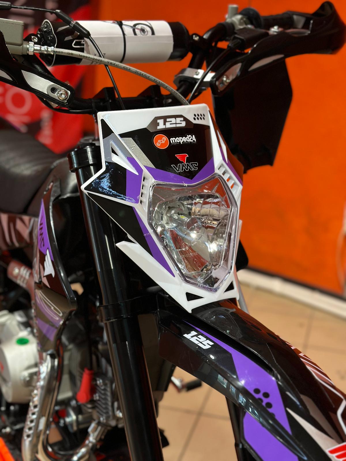 картинка Питбайк VMC 125 17/14 (эл.стартер/кикстартер) | Moped24