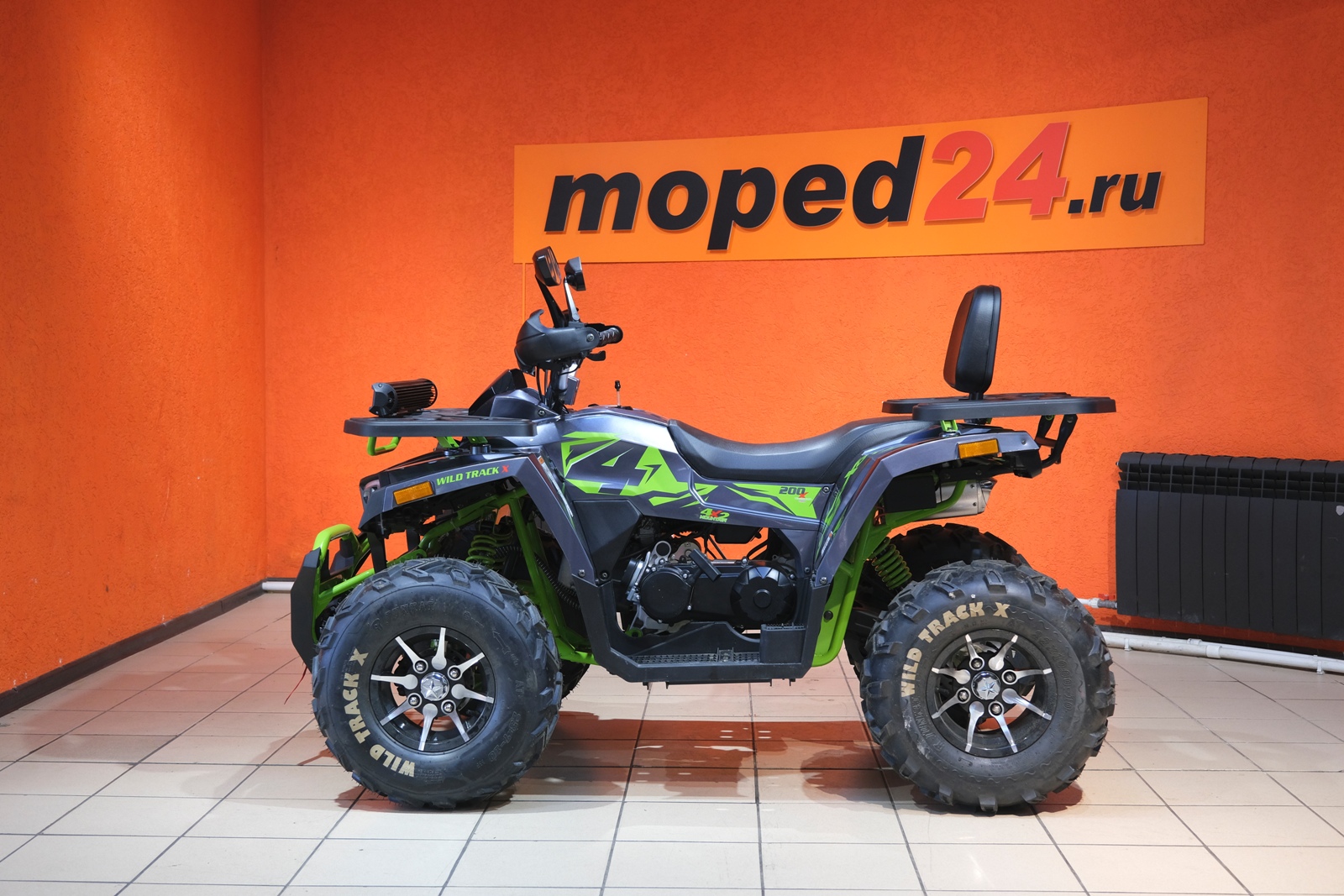 картинка Квадроцикл MotoLand 200 WILD TRACK X PRO (с лебедкой) | Moped24