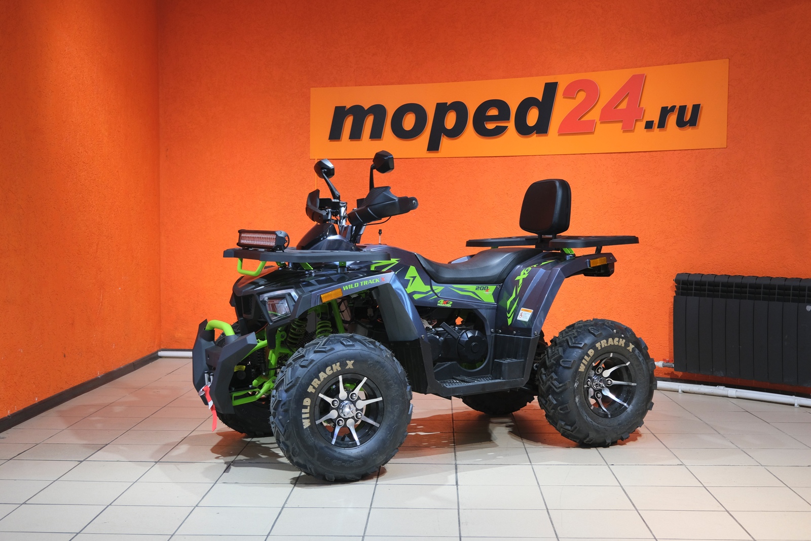 картинка Квадроцикл MotoLand 200 WILD TRACK X PRO (с лебедкой) | Moped24
