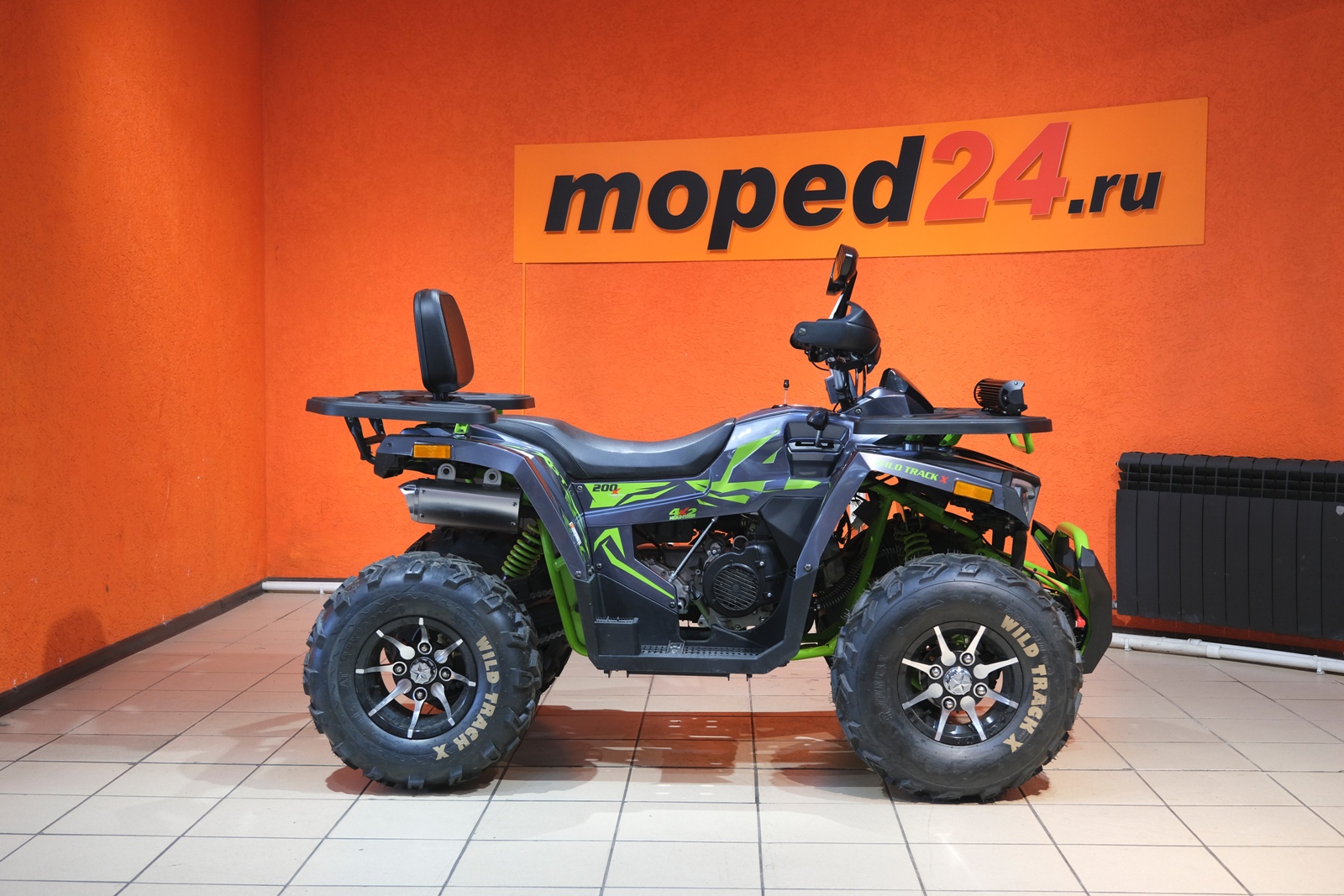 картинка Квадроцикл MotoLand 200 WILD TRACK X PRO (с лебедкой) | Moped24
