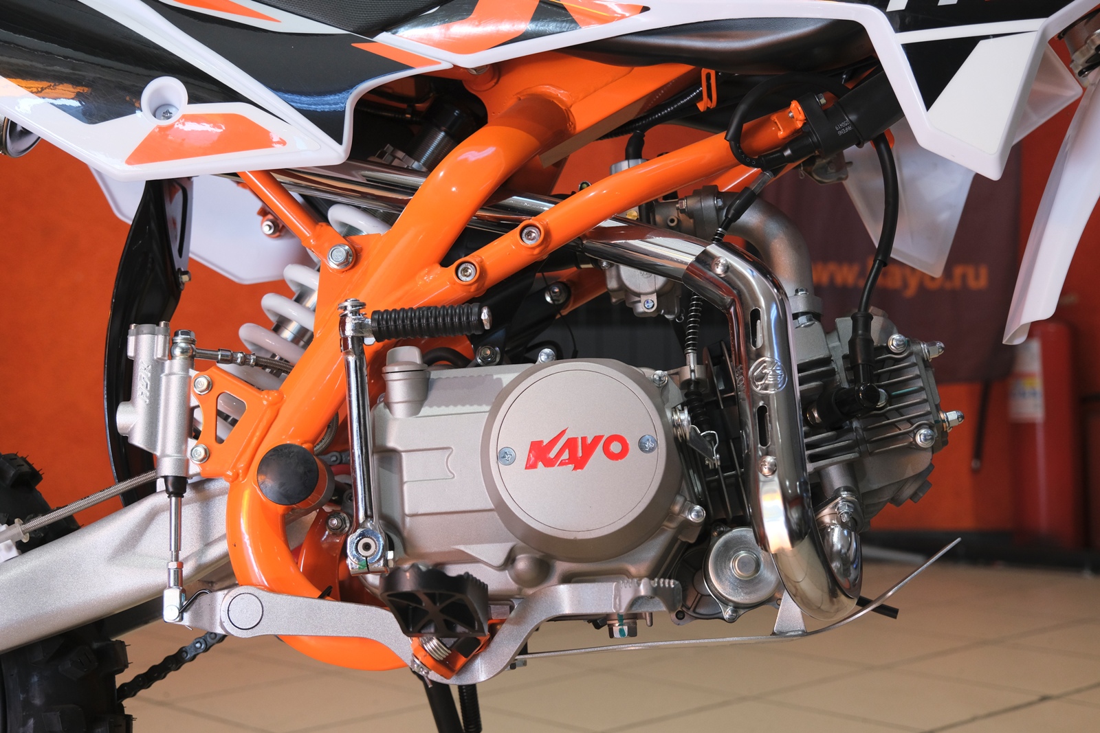 картинка Питбайк KAYO BASIC K125EM 17/14 | Moped24
