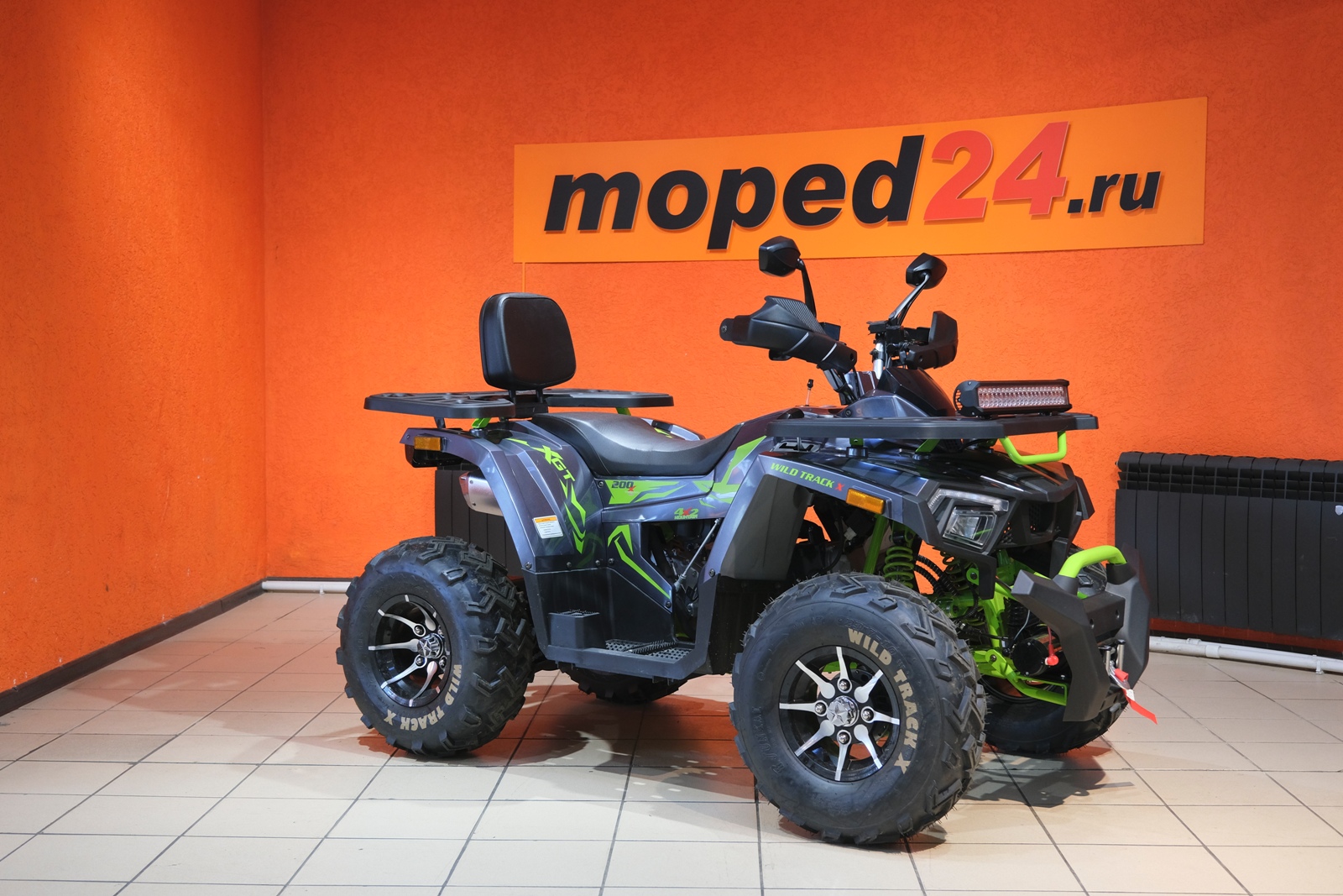 картинка Квадроцикл MotoLand 200 WILD TRACK X PRO (с лебедкой) | Moped24
