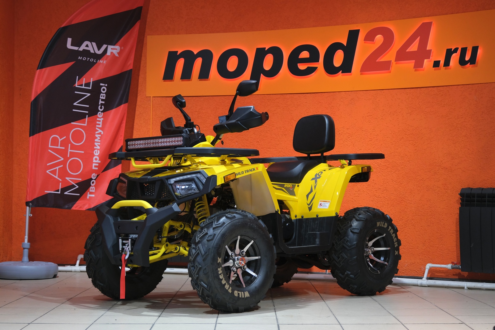 картинка Квадроцикл MotoLand 200 WILD TRACK X PRO (с лебедкой) | Moped24